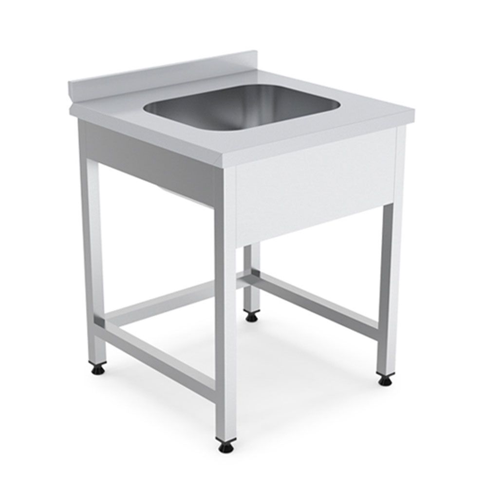 Spalator, cu 1 cuva, inox, 60*60*85 cm - 0