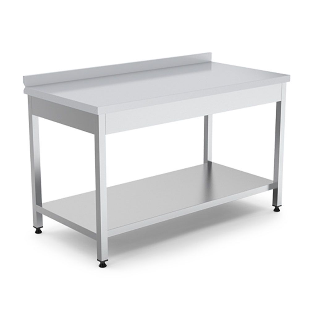 Masa de lucru inox cu polita inferioara 160*60*85 - 1