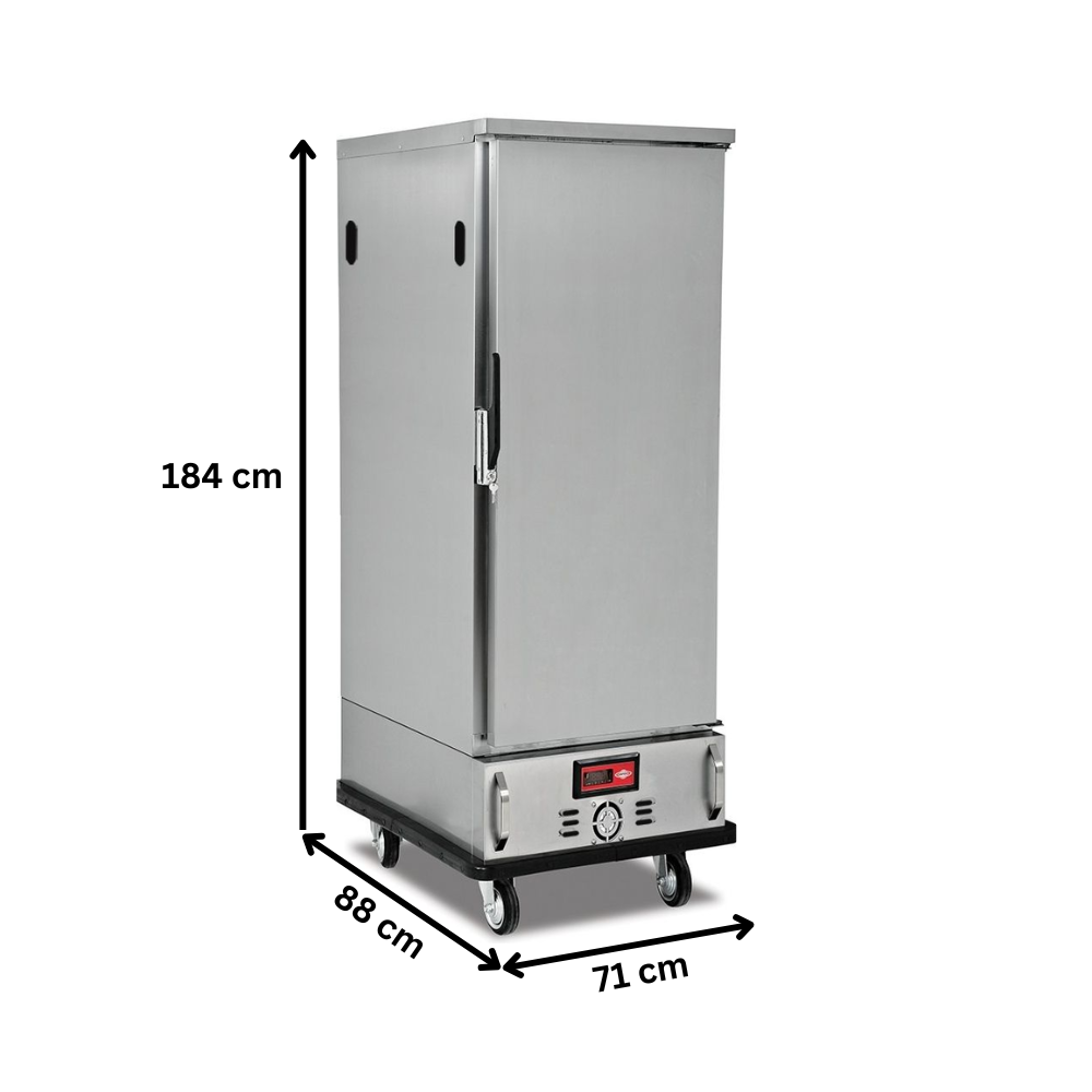 Carucior inox banquet cald 11 cuve GN 2/1 - 1