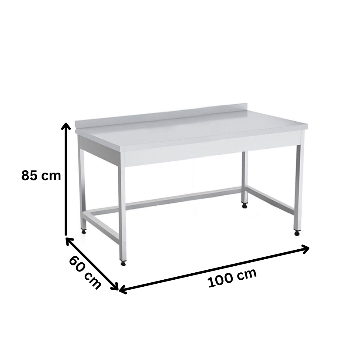 Masa de lucru inox simpla 100*60*85 - 2
