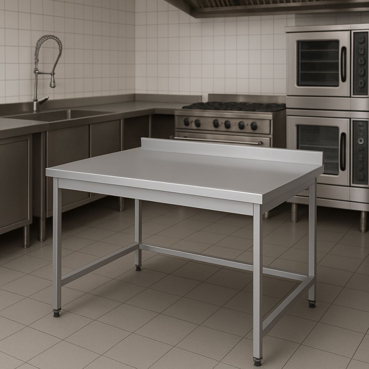 Masa de lucru inox simpla 160*60*85 - 7