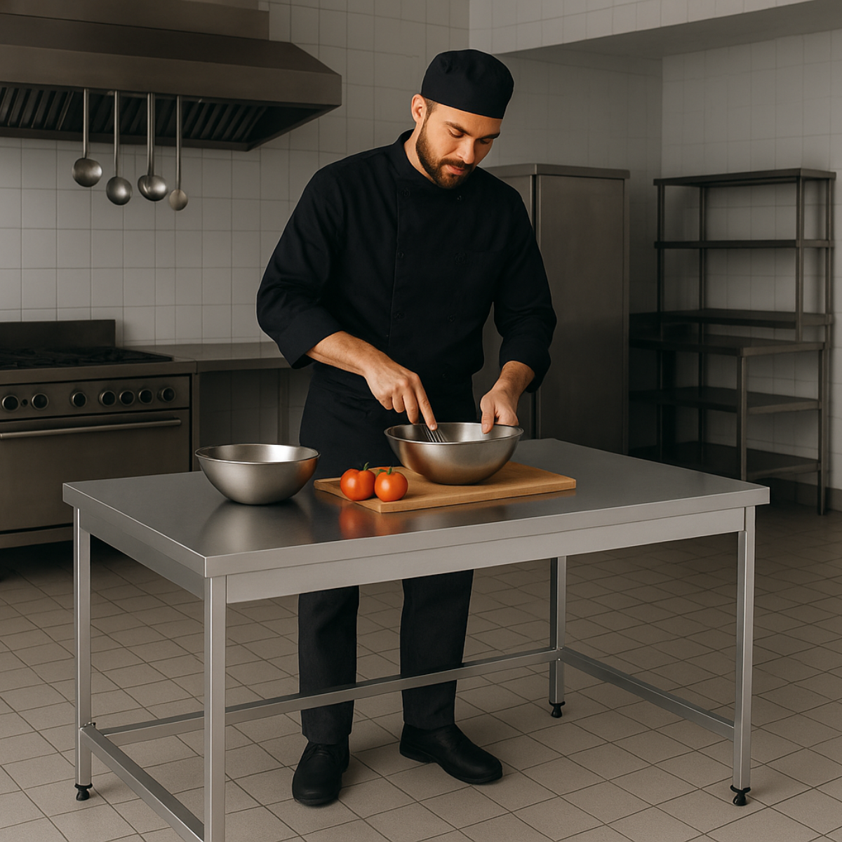 Masa de lucru inox simpla 180*60*85 - 6