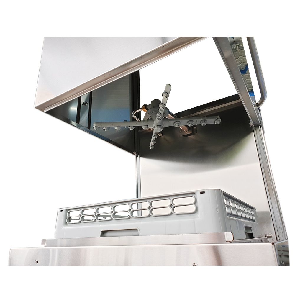 Masina de spalat vase profesionala cu capota panou de control digital - motor trifazic - 2