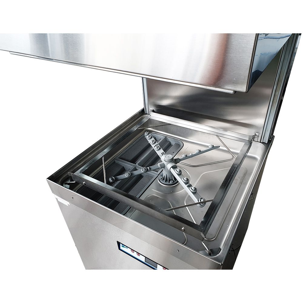 Masina de spalat vase profesionala cu capota panou de control digital - motor trifazic - 3
