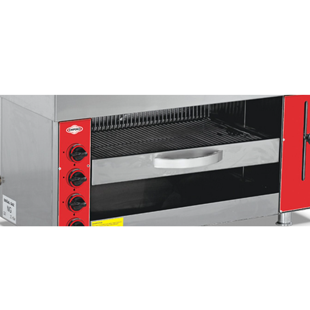Salamandra grill, pe gaz, inox, 11 kW, 97*44*60 cm - 1