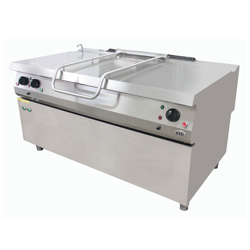 Tigaie basculanta pe gaz OZTI, inox, 205 lt, 160*90*85 cm - 0
