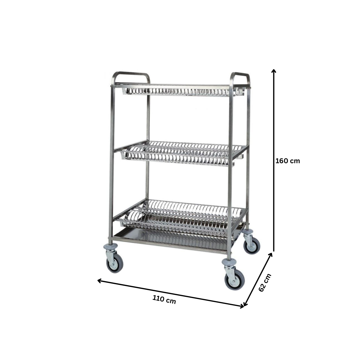 Carucior scurgere/transport vesela - 1