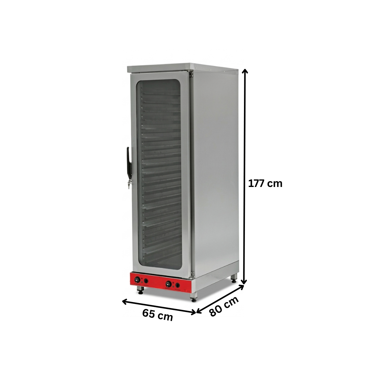 Dospitor profesional, capacitate: 16 tavi 60*40, inox, panou de control electromecanic - 4