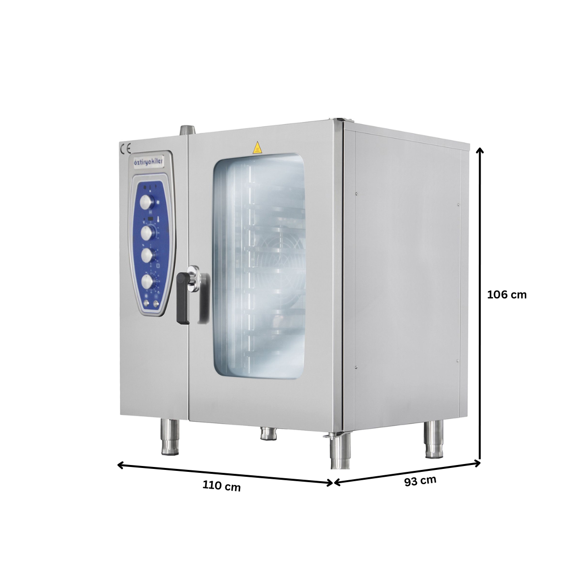 Cuptor profesional OZTI, electric, gastronomic, cu convectie si abur -  20 cuve - 2