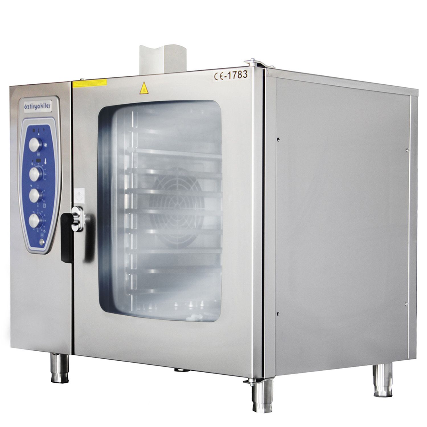 Cuptor profesional OZTI, pe gaz, gastronomic, cu convectie si abur - 10 cuve - 1