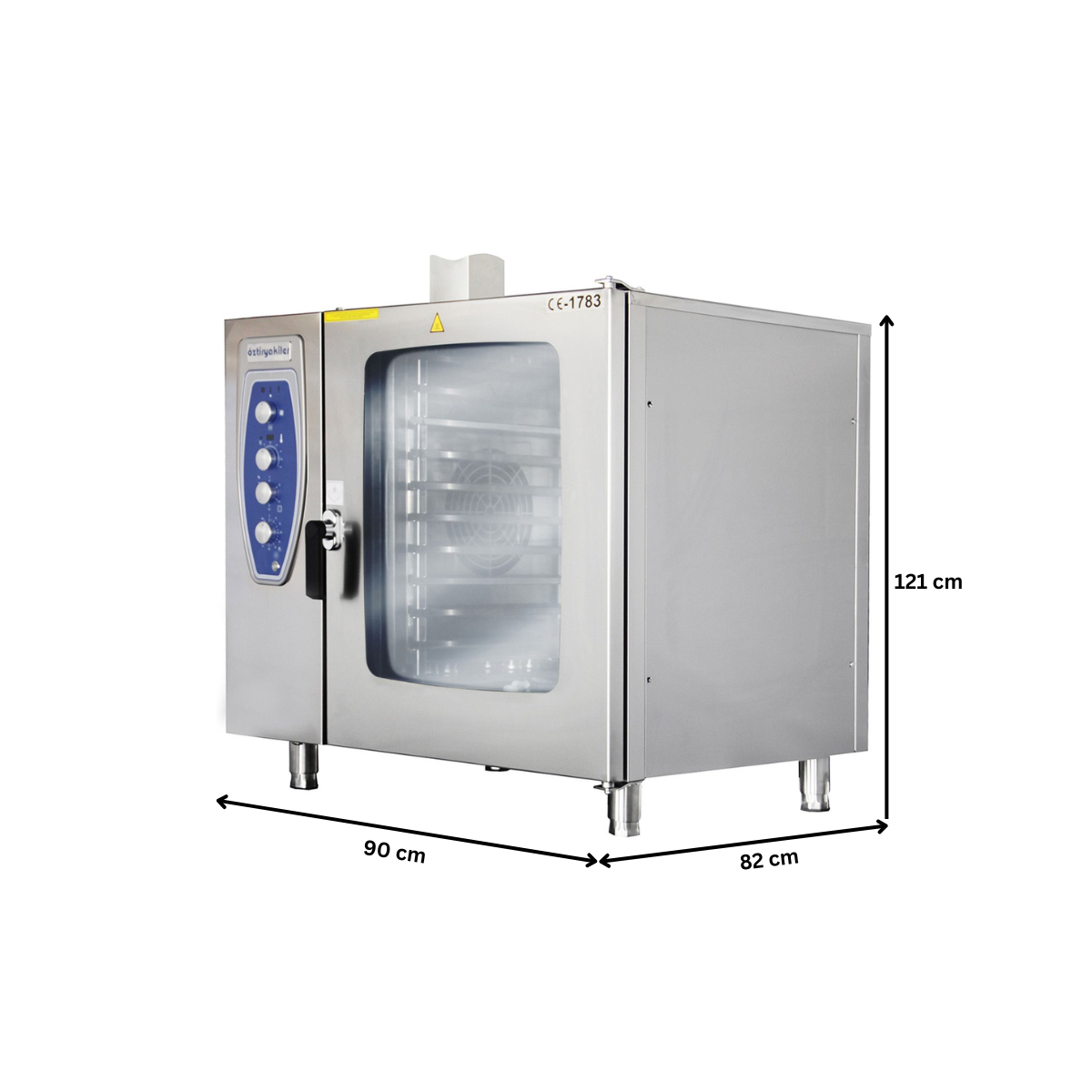 Cuptor profesional OZTI, pe gaz, gastronomic, cu convectie si abur - 10 cuve - 2