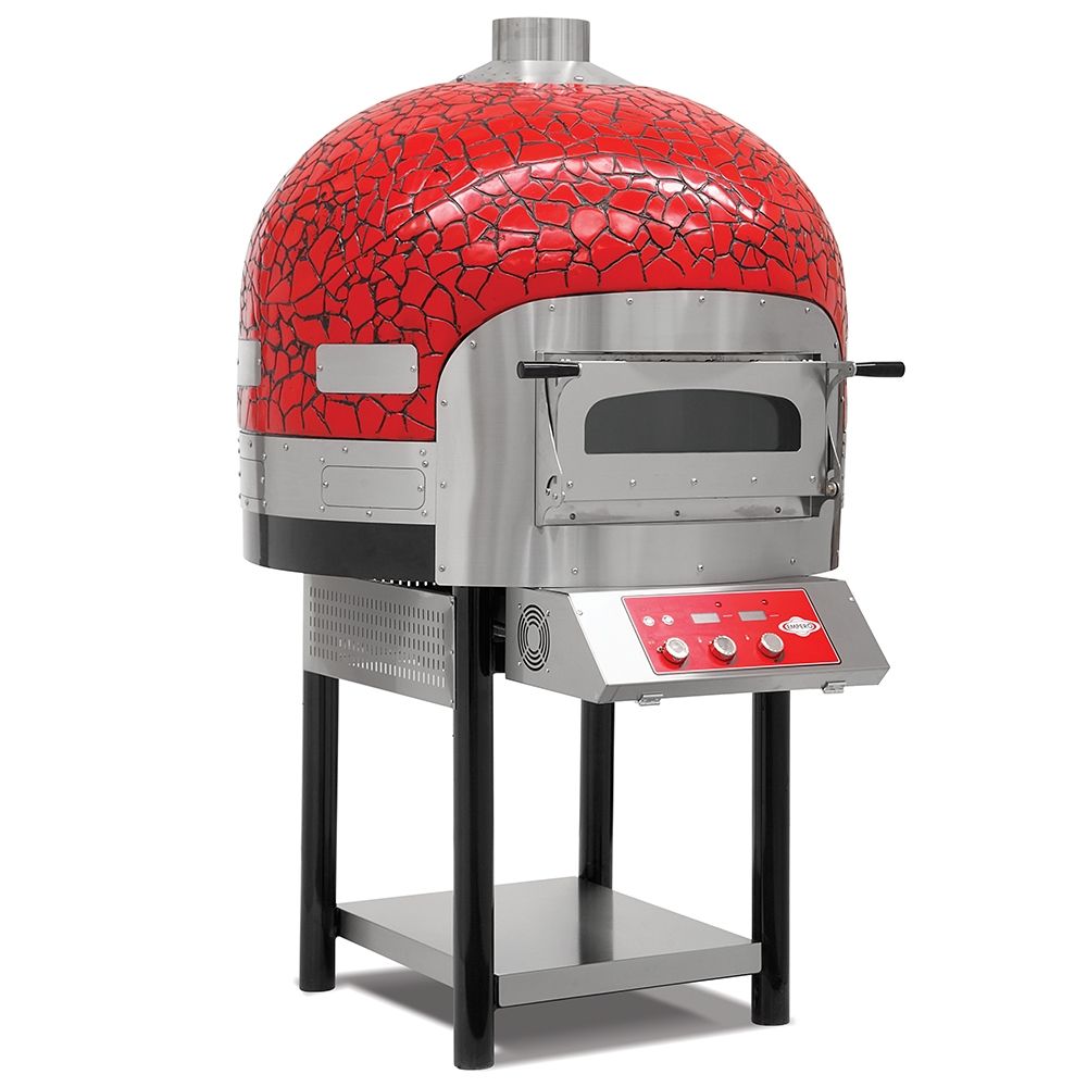 Cuptor profesional electric traditional, rotativ cu panou de control electronic - 75 pizza/h - 1