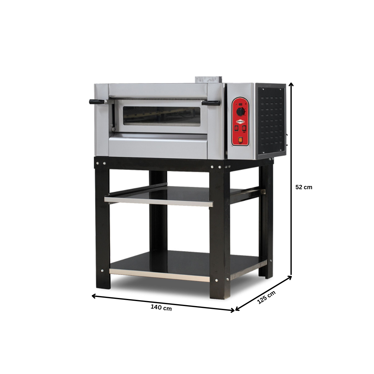 Cuptor profesional pizza gaz 9 pizza 30 cm - 2