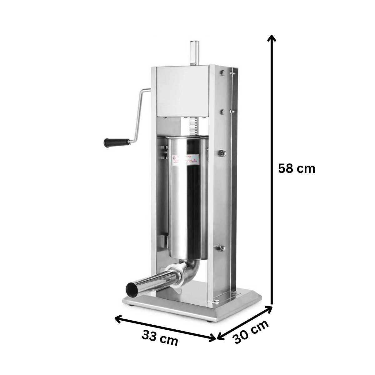 Masina de umplut carnati verticala 10 lt - 6