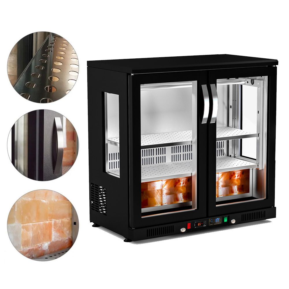 Dulap frigorific vertical inox, maturare carne FRENOX, cu 2 usi, 198 lt - 2