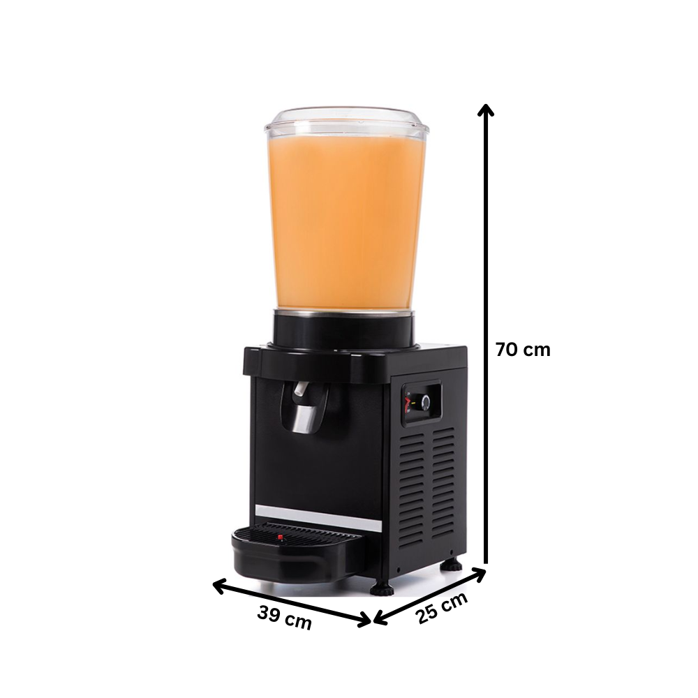 Aparat dozator special suc, ayran, iaurt, ceai rece, cafea rece, panou analog capacitate 1 bazin 10 lt cu mixer - 5