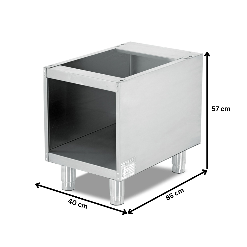 Dulap neutru deschis, inox, 40*85*57 cm - 1