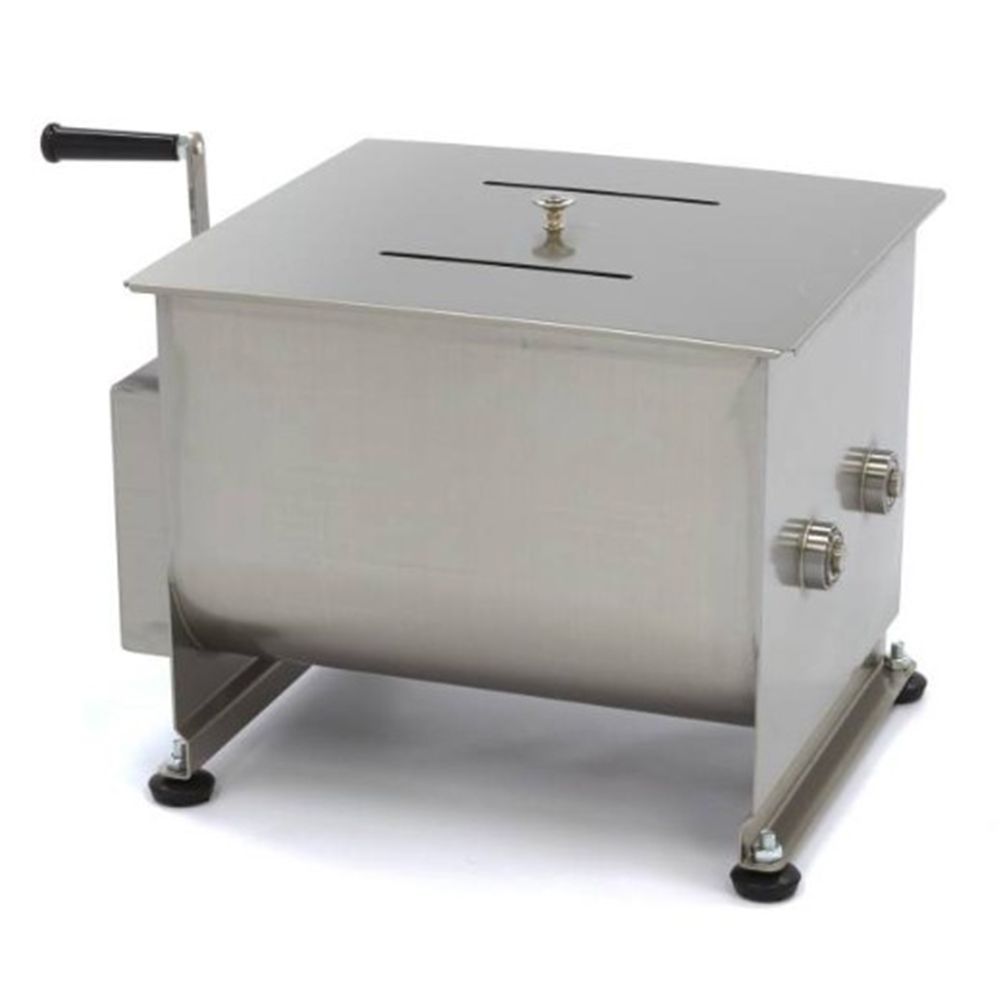 Malaxor carne manual inox 35 kg - 4