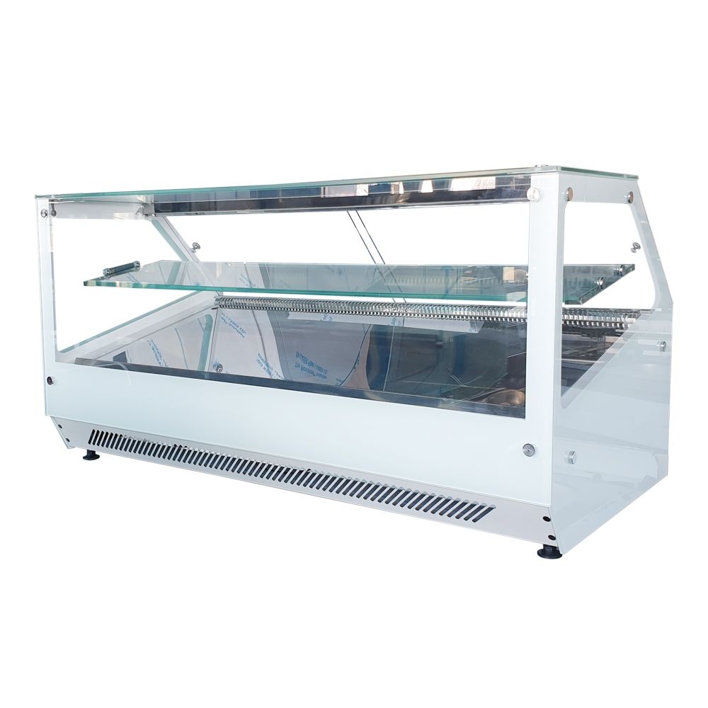 Vitrina calda de banc, racire ventilata, 120*60*60 cm - 1