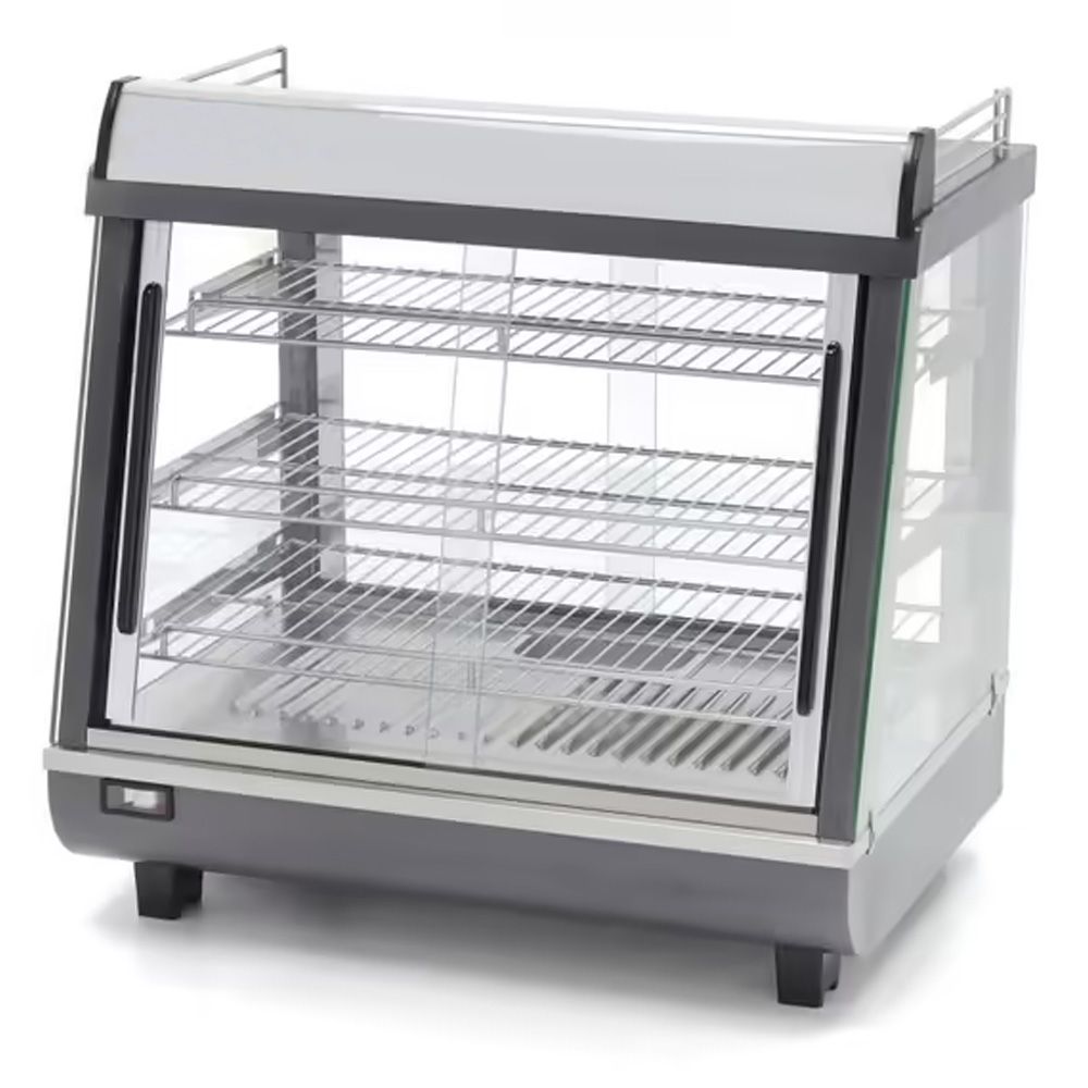 Vitrina calda de banc, inox, 96 lt, 67.5*48*66 cm - 0