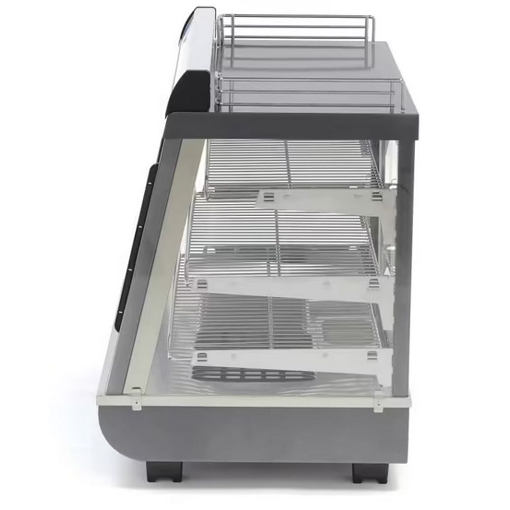 Vitrina calda de banc, inox, 96 lt, 67.5*48*66 cm - 2