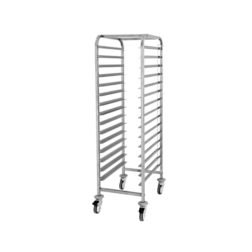 Carucior inox colectare 15 tavi 60*40 - 1