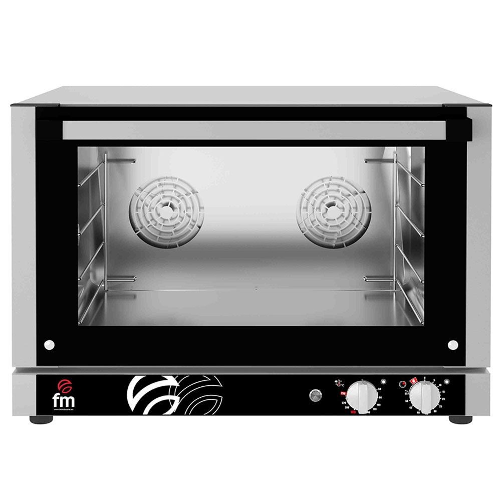 Cuptor profesional patiserie / gastronomie FM electric cu 4 tavi si panou de control mecanic - 0