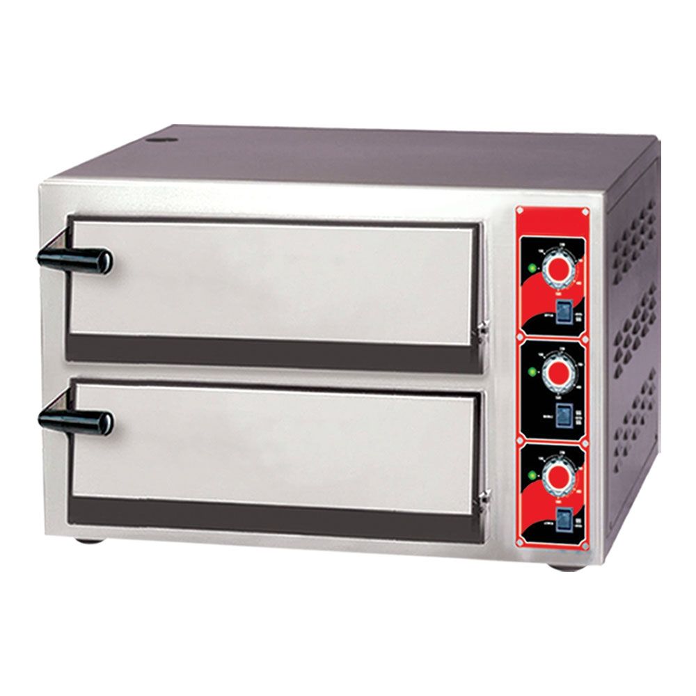 Cuptor profesional pizza electric 4+4 pizza/ 25 cm - 0