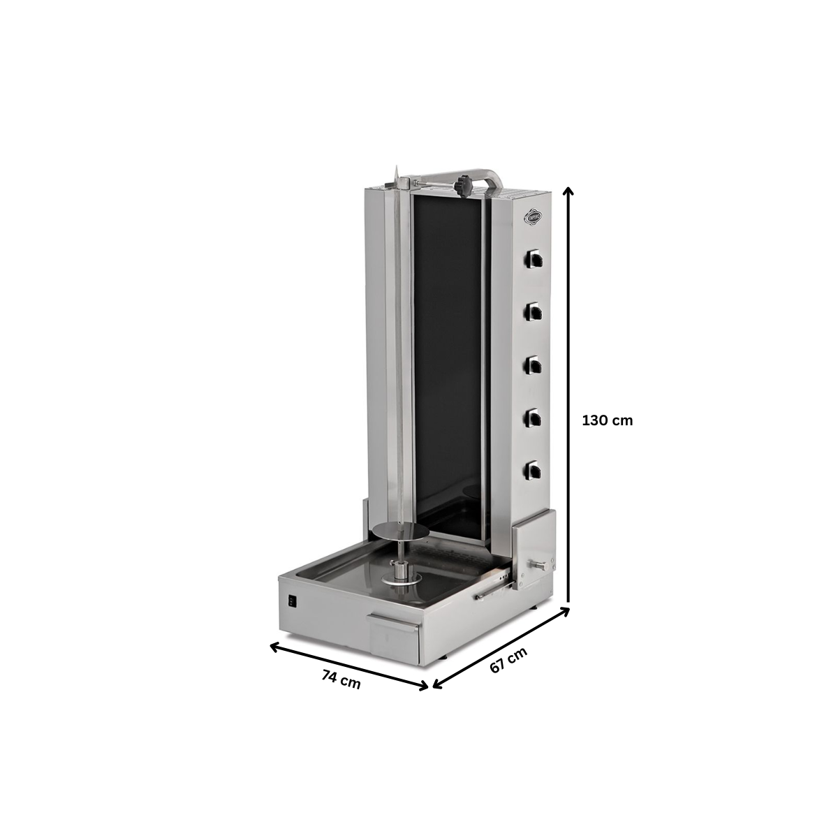 Aparat shaorma kebab electric cu 5 arzatoare ROBAX - 1
