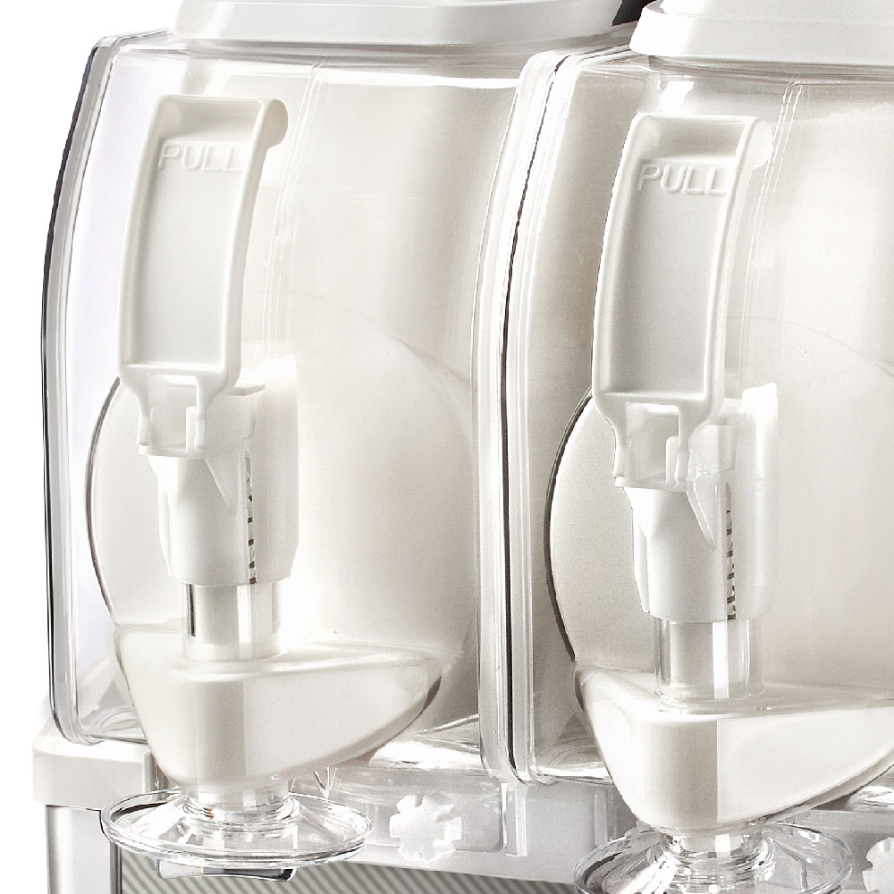 Aparat dozator SPM inghetata soft, iaurt inghetat, crema de cafea, serbet, granita 2*5 lt cu mixer - 1