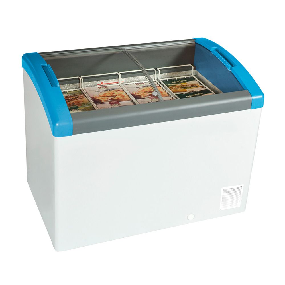 Lada congelare, capac glisant curbat din sticla, 193 lt, 105*65*85 cm - 1