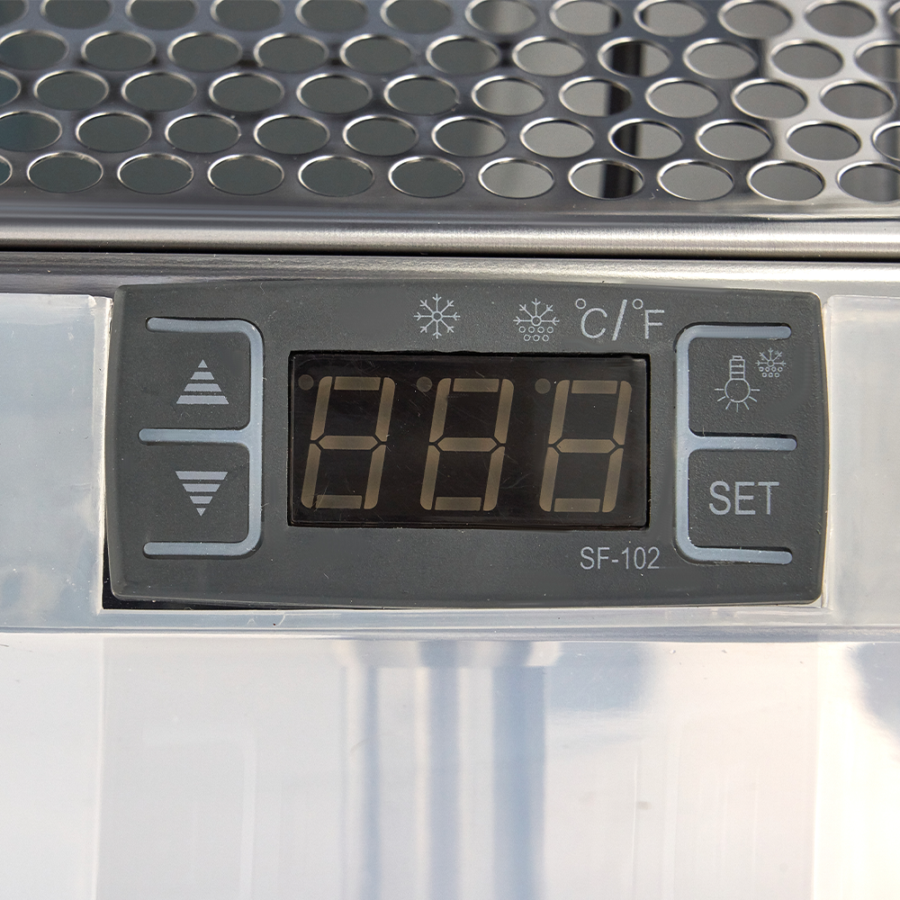 Raft frigorific pentru bauturi cu perdea de aer 220 lt - 3