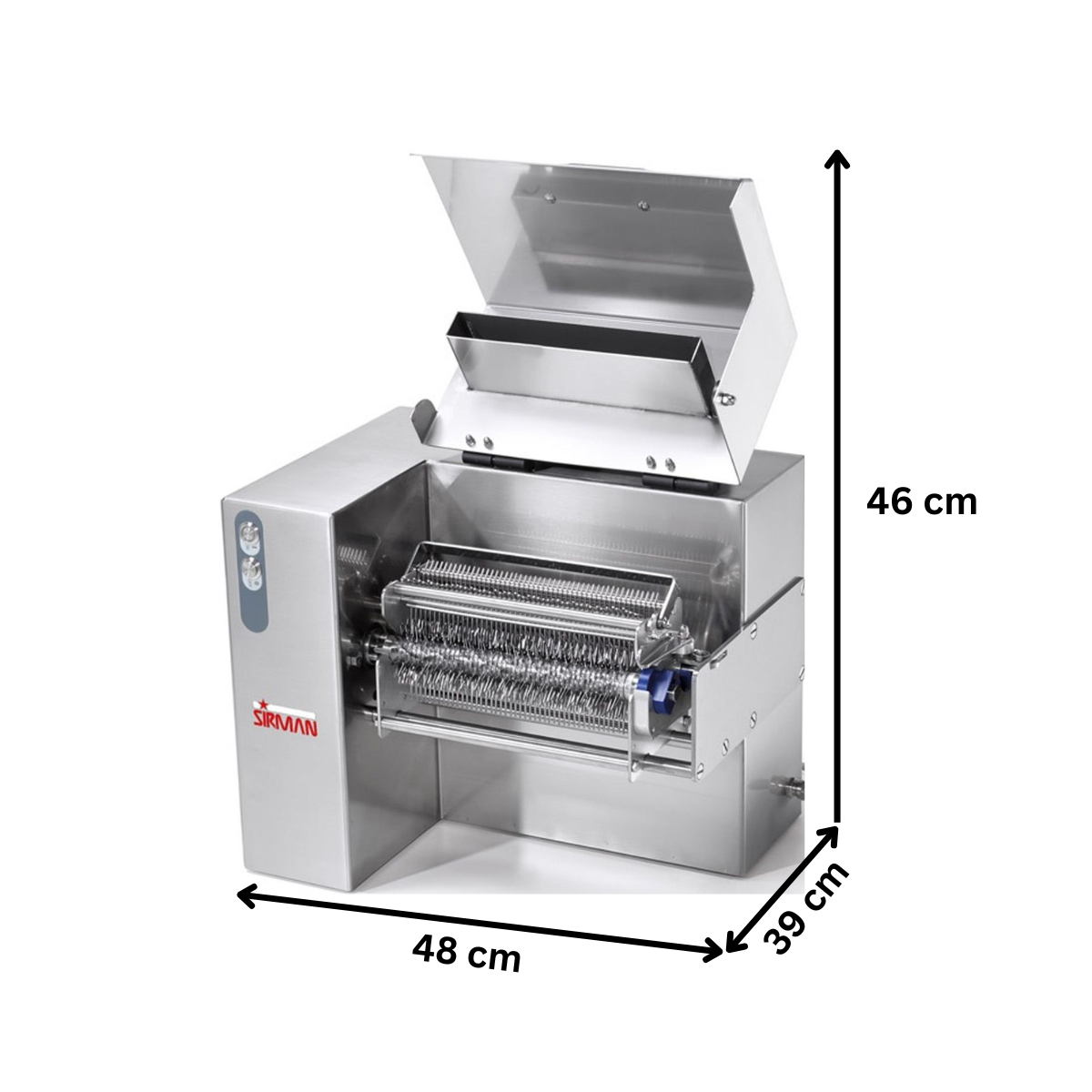 Aparat de fragezit carne/peste SIRMAN cu feliere fasii (2 marimi) - 1