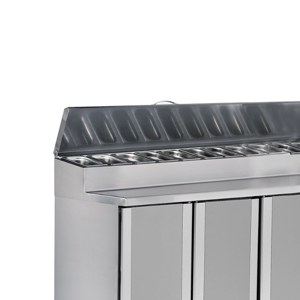 Masa preparare pizza 2 m cu 10 cuve - 1