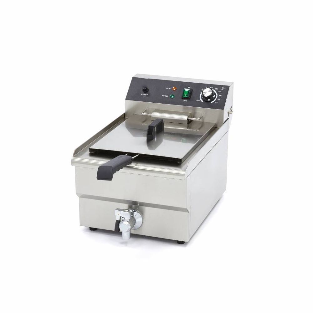 Friteuza electrica cu debuseu, inox, 16 lt, 53*33*38 cm - 7