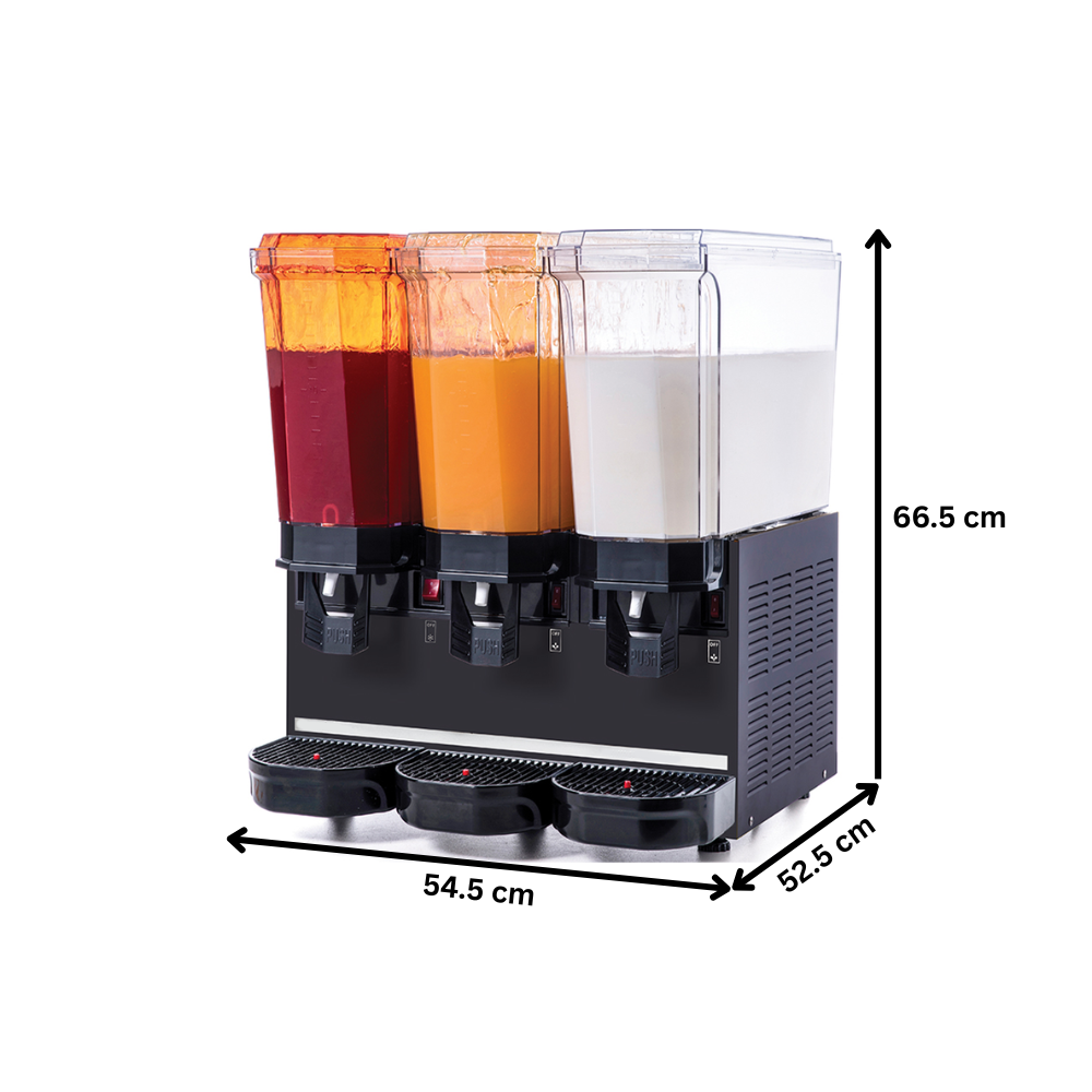 Aparat dozator special suc, ayran, iaurt, ceai rece, cafea rece capacitate 2 bazine 20 lt dispersie / 1 bazin 20 lt cu mixer - 4