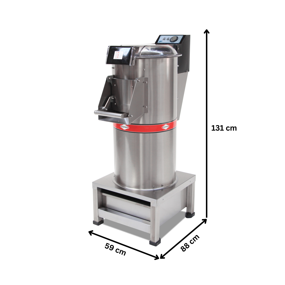 Masina de curatat cartofi cu unitate filtrare 20 kg - motor monofazic - 2