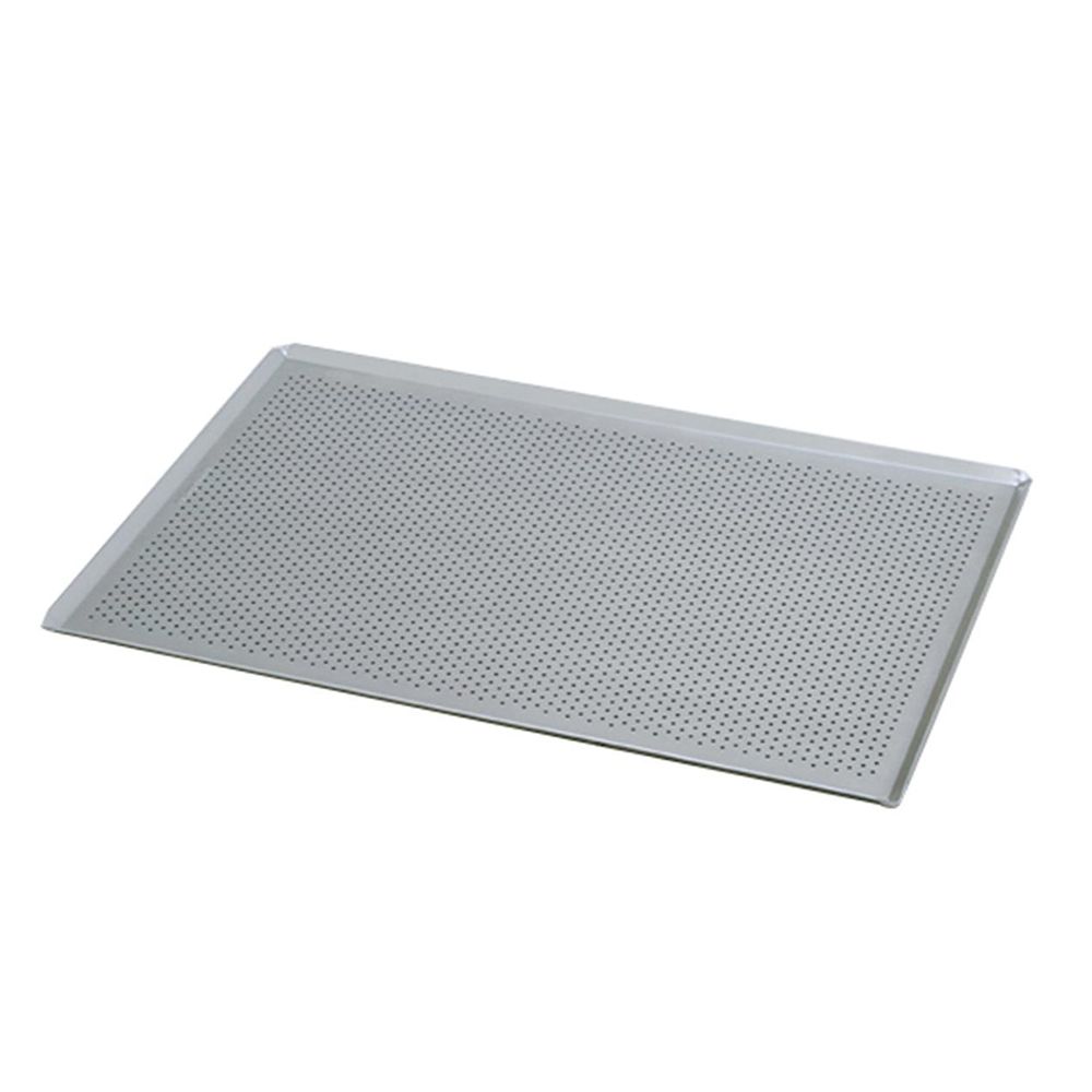 Tava perforata din aluminiu pentru patiserie 60*40 cm, grosime 1,5 mm - 0