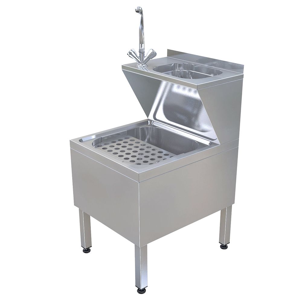 Chiuveta pentru spalat oua, inox, 50*60*90 cm - 0