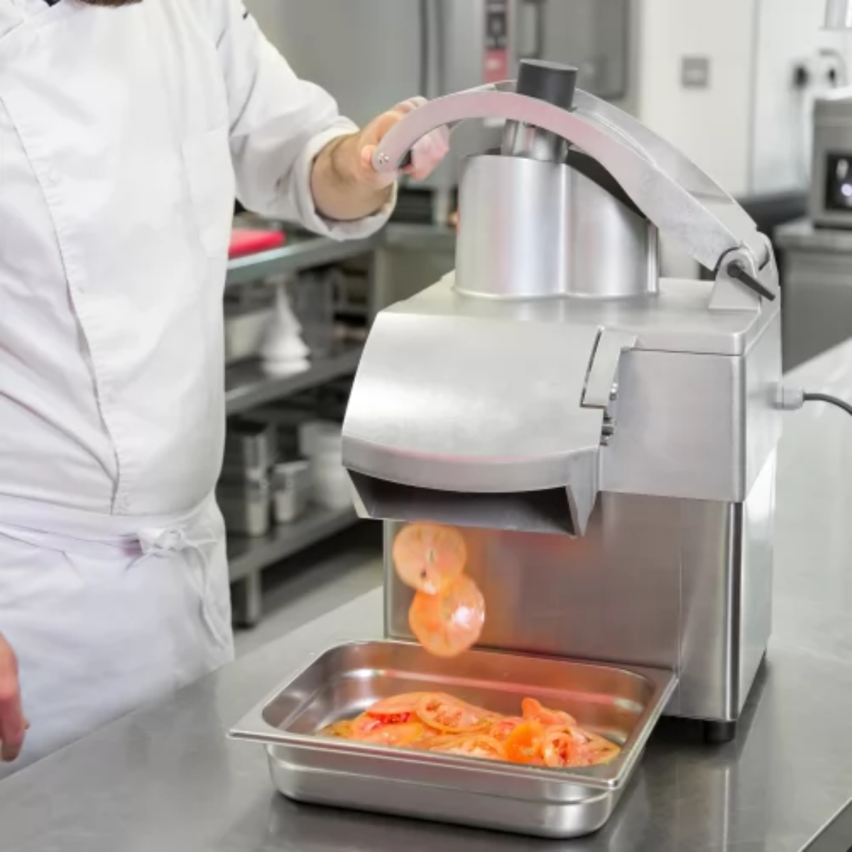 Feliator profesional de taiat si razuit legume, fructe, branzeturi, panou electronic, SAMMIC, productivitate: 450 kg/h - 4