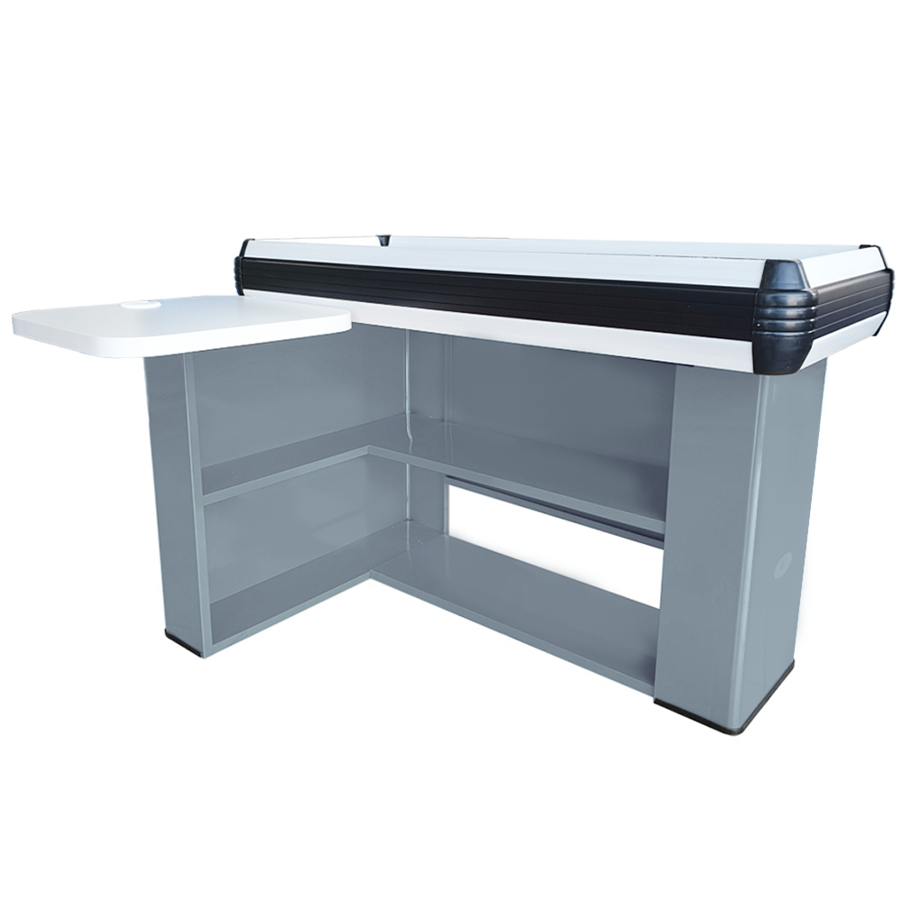 Masa tandem pentru casa de marcat 1,2 m rama din PVC dur - 1