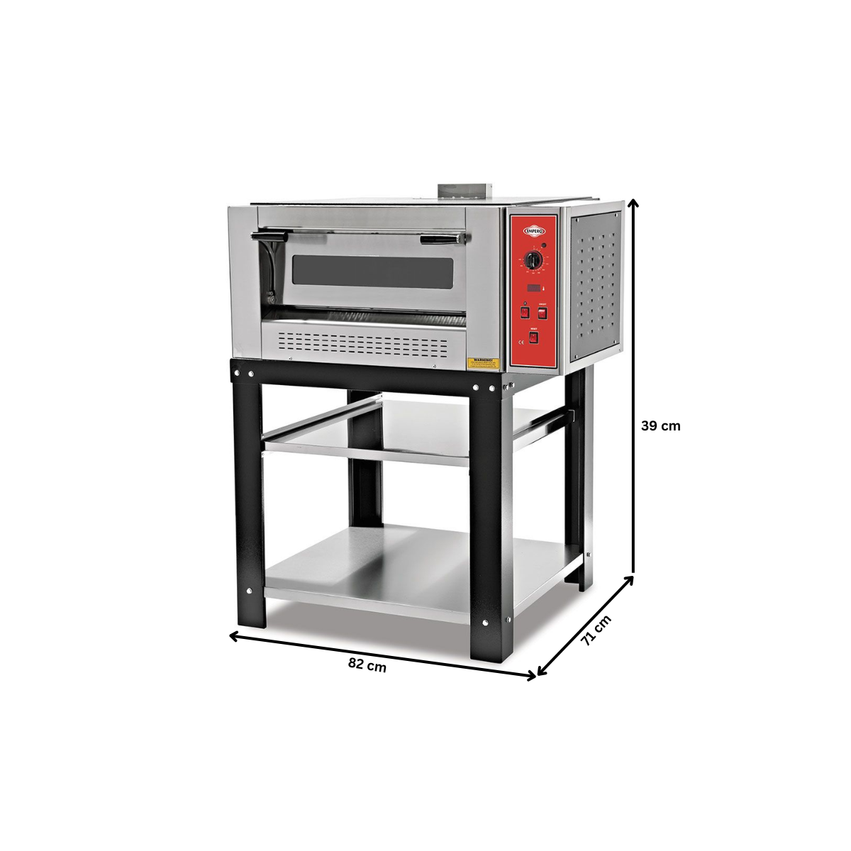 Cuptor profesional pizza electric 4 pizza/25 cm - 1