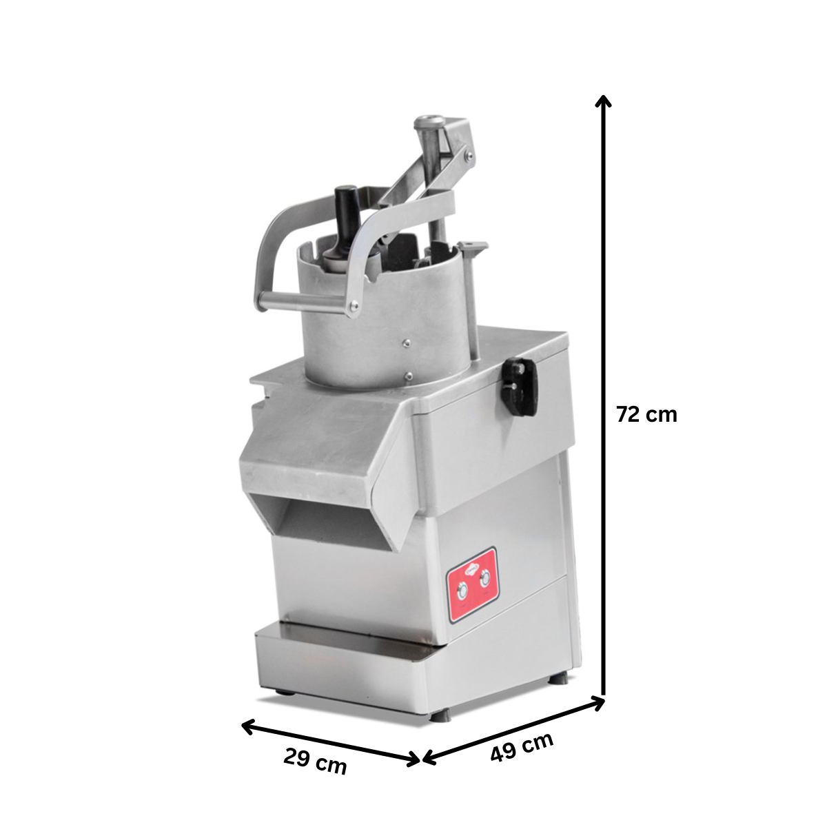 Masina de taiat, razuit si prelucrat robot legume fructe brânzeturi profesionala, 400 kg/h, 3 discuri incluse - 1