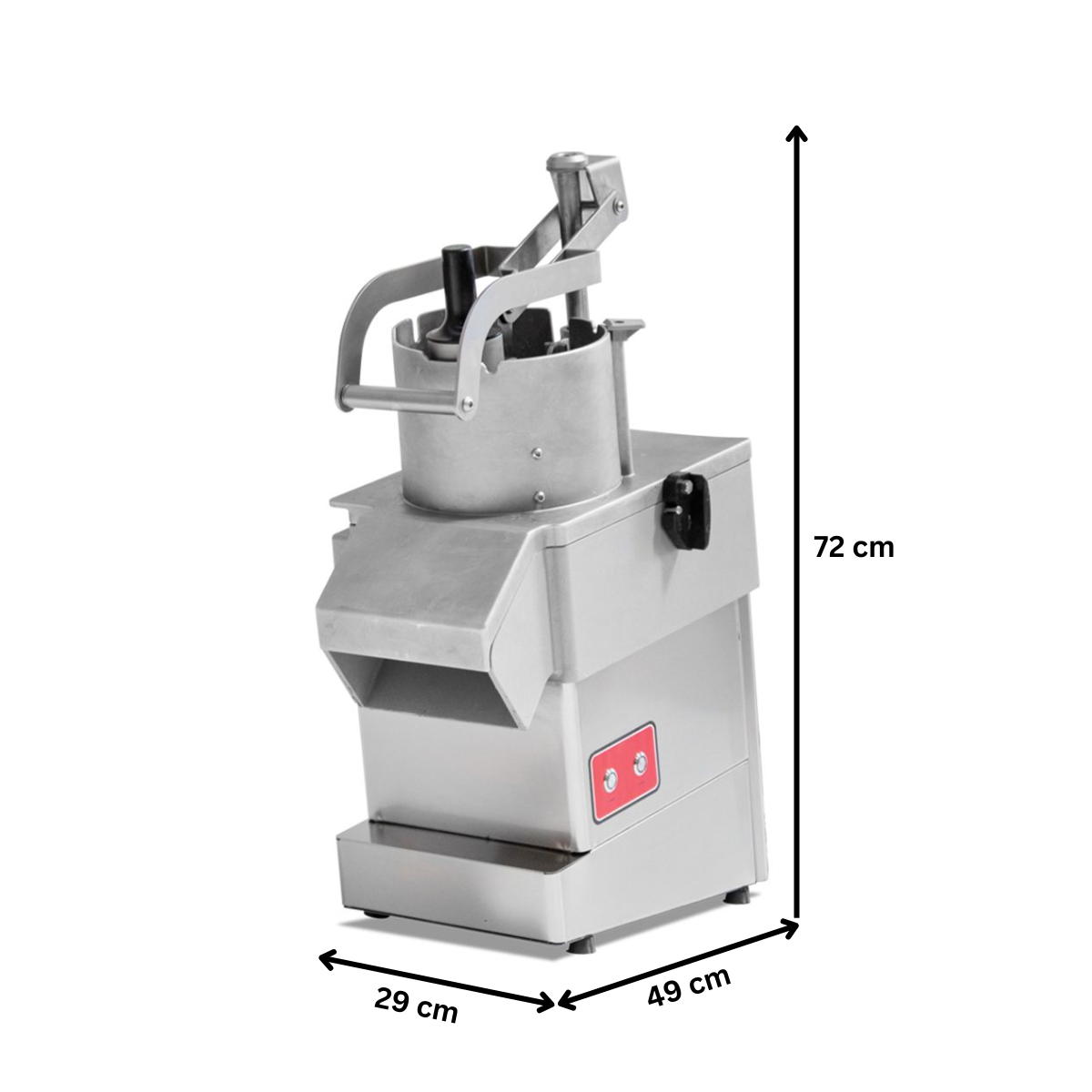 Masina de taiat, razuit si prelucrat robot legume fructe brânzeturi profesionala, 400 kg/h, 3 discuri incluse - 2