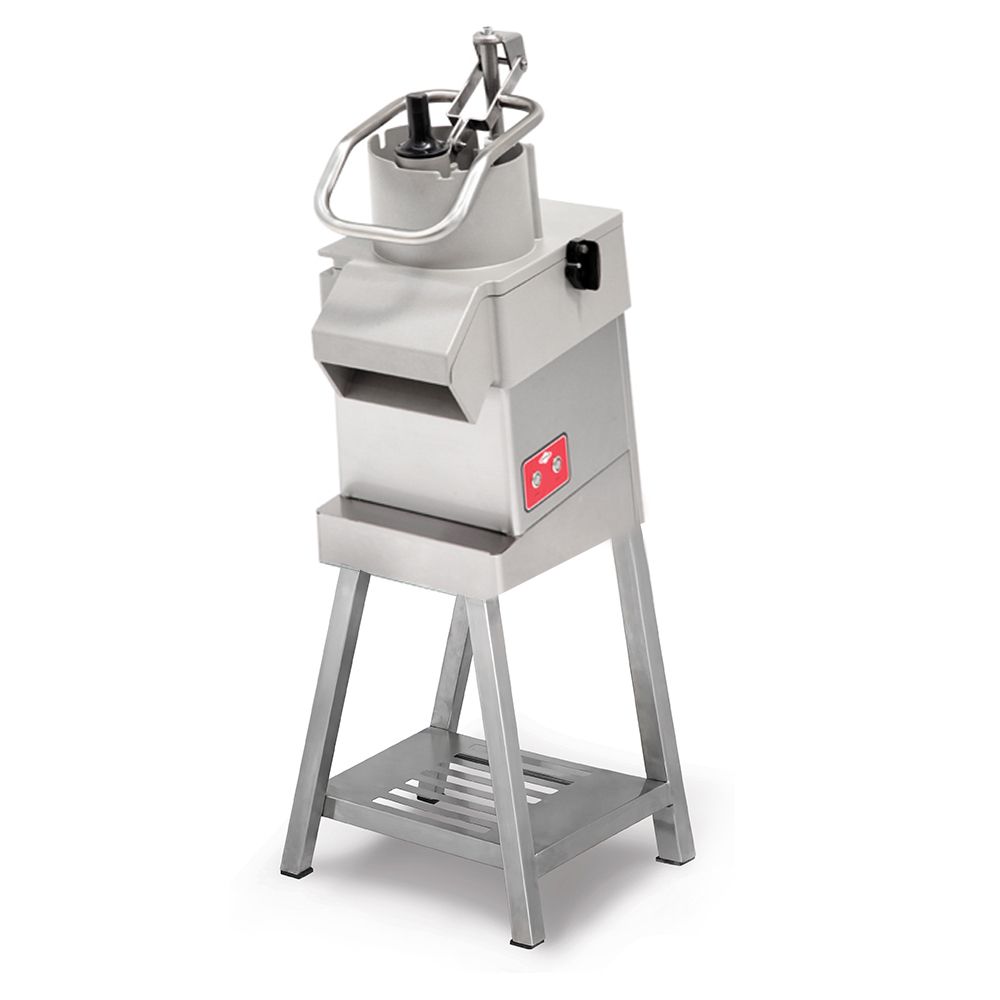 Masina de taiat, razuit si prelucrat robot legume fructe brânzeturi profesionala, 400 kg/h, cu suport, 3 discuri incluse - 0