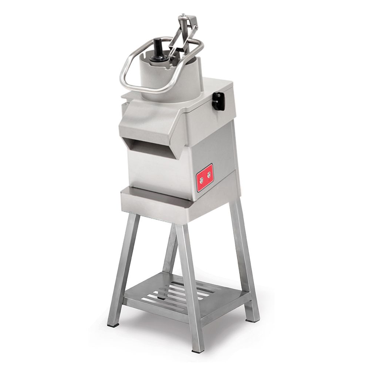 Masina de taiat, razuit si prelucrat robot legume fructe brânzeturi profesionala, 400 kg/h, cu suport, 3 discuri incluse - 0