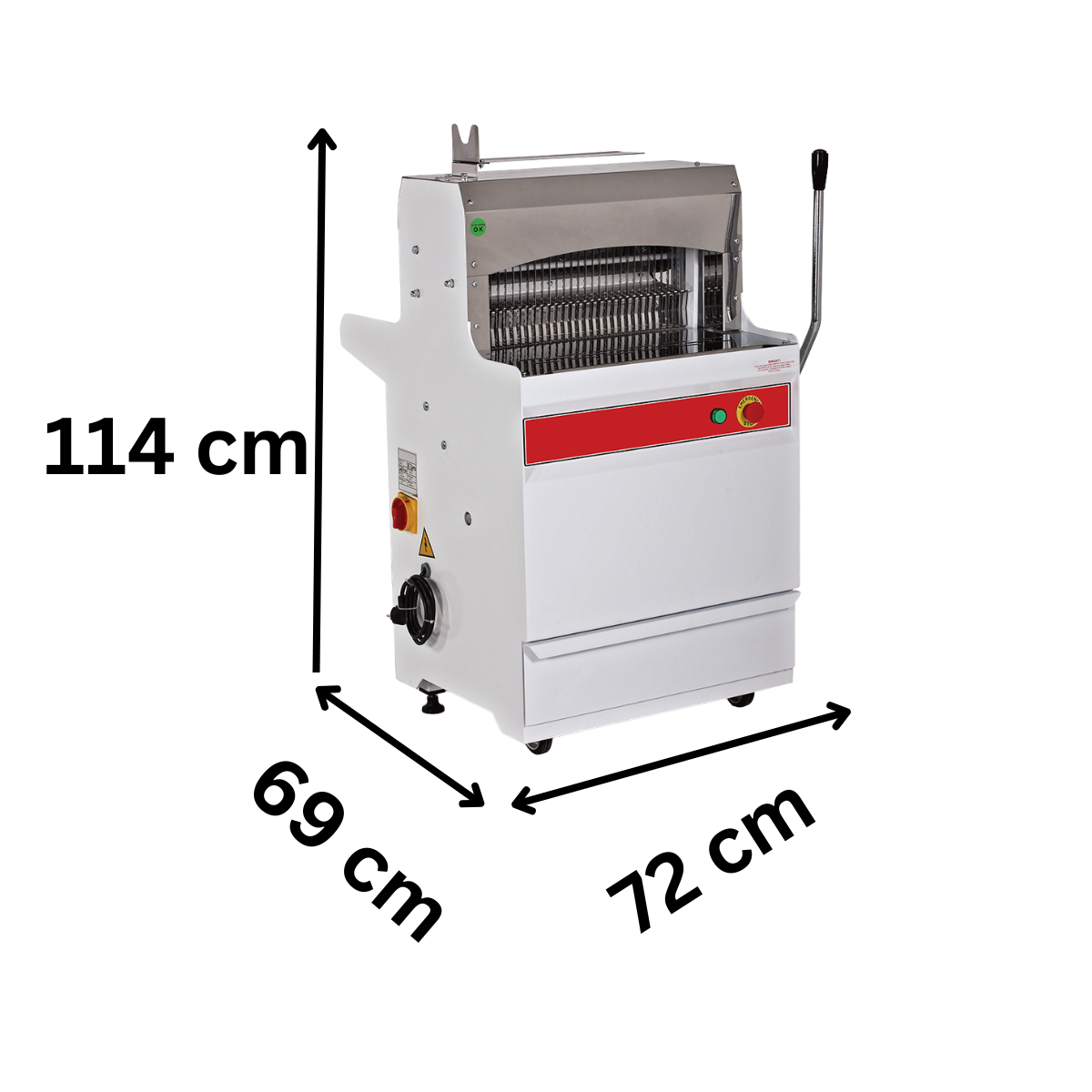 Feliator Paine de Podea Profesional, 46 Cutite, Otel Inox, Grosime 1 cm, 72*69*114 cm - 1