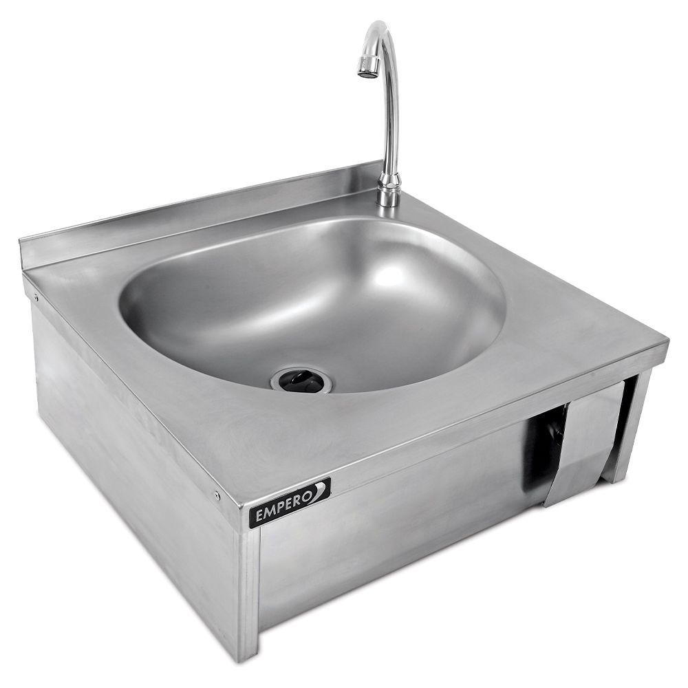 Chiuveta cu actionare la genunchi, inox, 50*45*22 cm - 0