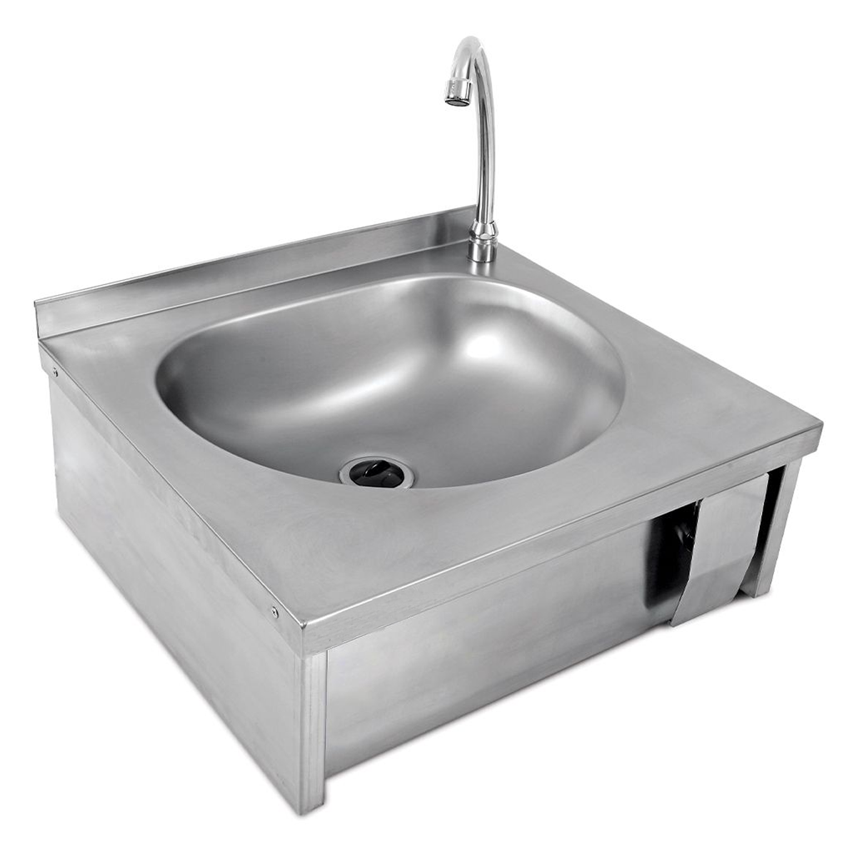 Chiuveta cu actionare la genunchi, inox, 50*45*22 cm - 0