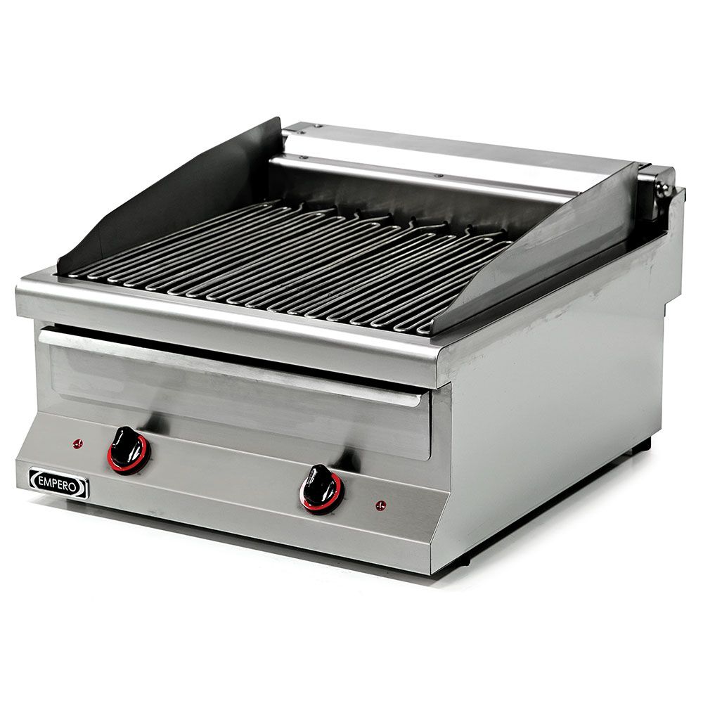 Grill electric profesional, inox, cu steamer, 80*60*29 cm - 0